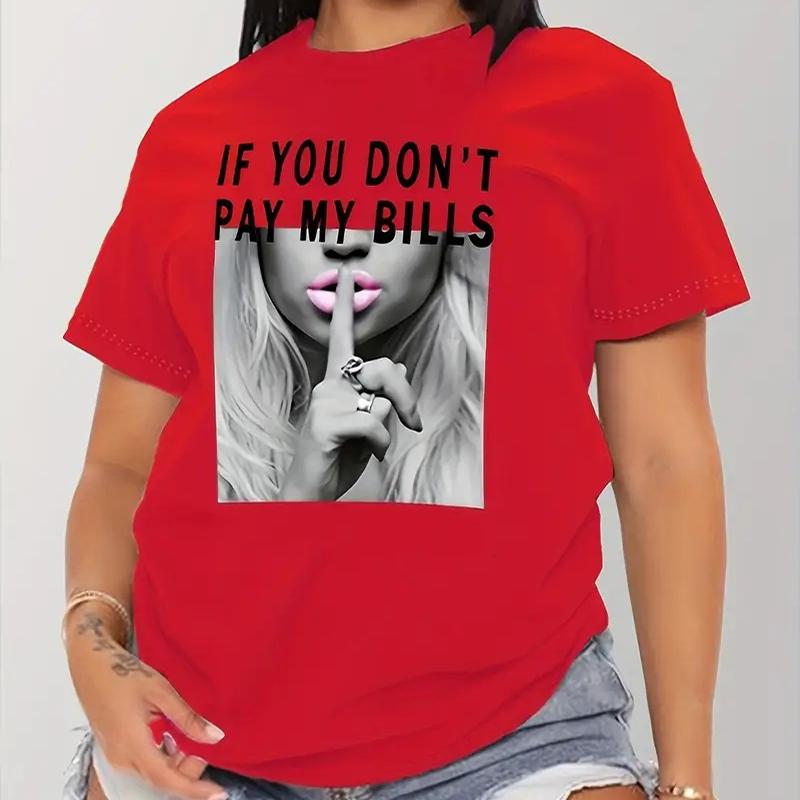 Women Summer T Shirt  Print Retro Fashion Pattern Short Sleeve Tees Casual   Printed  Tops