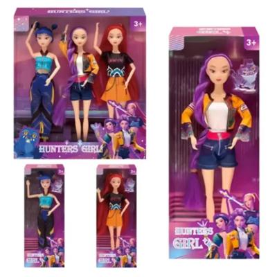 NEW Anime K Pop Demon Hunters Witch Hunter Group High Appearance Glue Doll Doll Girl's Heart Decorative Doll Holiday Gifts