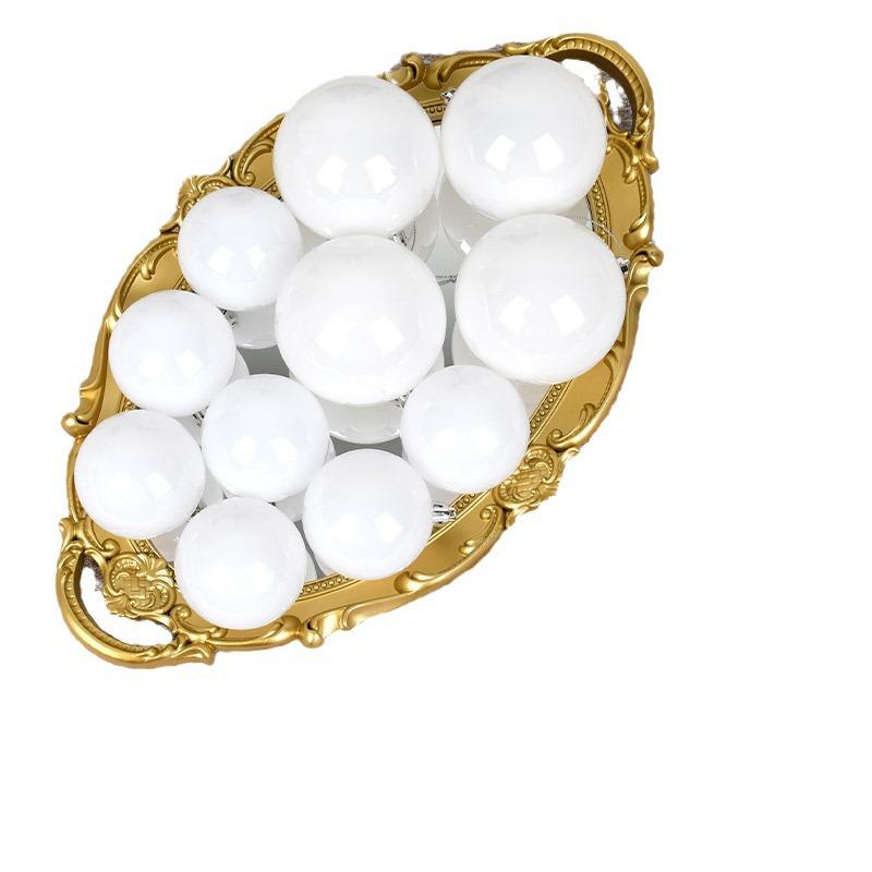 Set of 6 Black, White, and Purple Christmas Hanging Balls - 8cm Holiday Ceiling Decorations in PVC Box