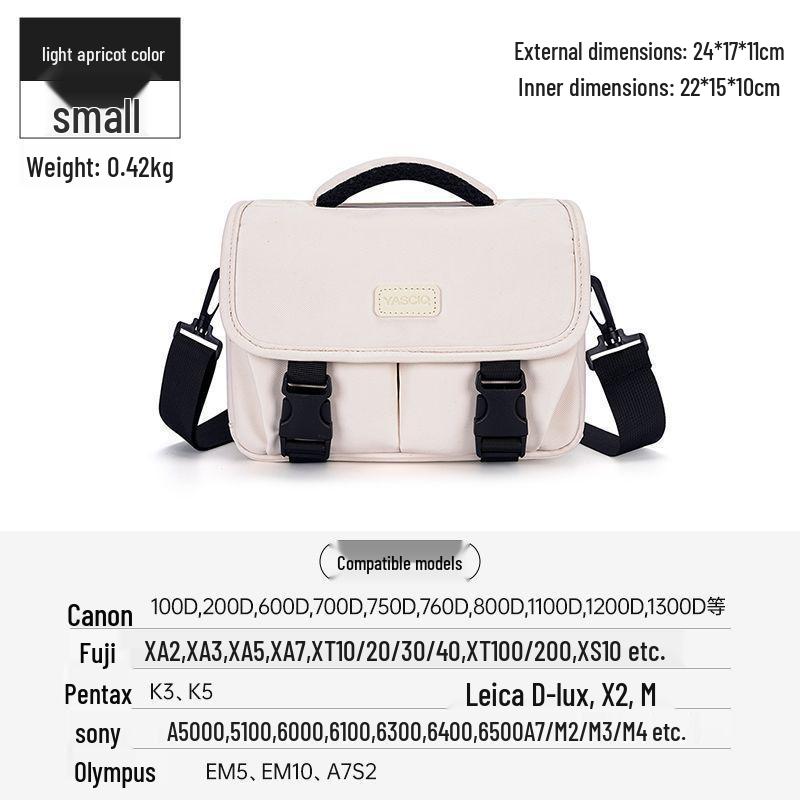 DSLR & Mirrorless Crossbody Camera Bag for Canon, Sony, Fujifilm, Polaroid