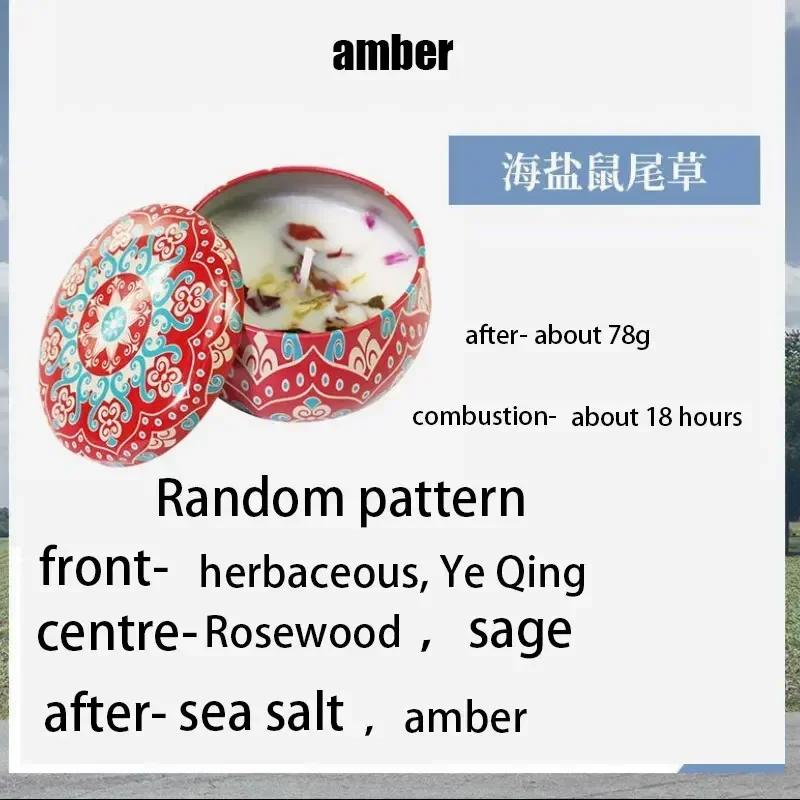 Dried flowers Scented candles DIY Get married creatively Soy candle incense companion gift A little candle for birthday present