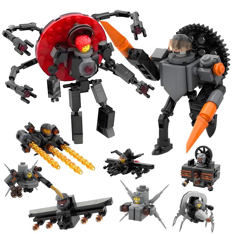 Skibidii Toileted Building Block Set - Giant G-Man TVman Speakerman Titan Boss Bricks Model Toy for Kids Xmas Gift Wholesale