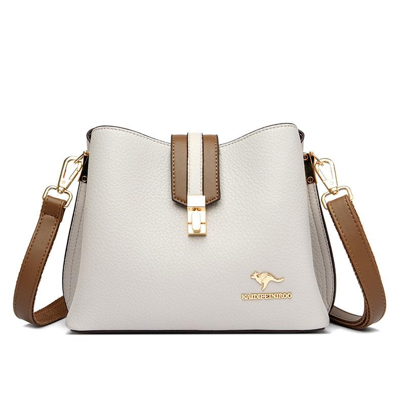 High-quality PU Leather Bucket Bags Luxury designer For Women Small Shoulder Messenger Bag Lady Fashion Handbags Luxury Totes