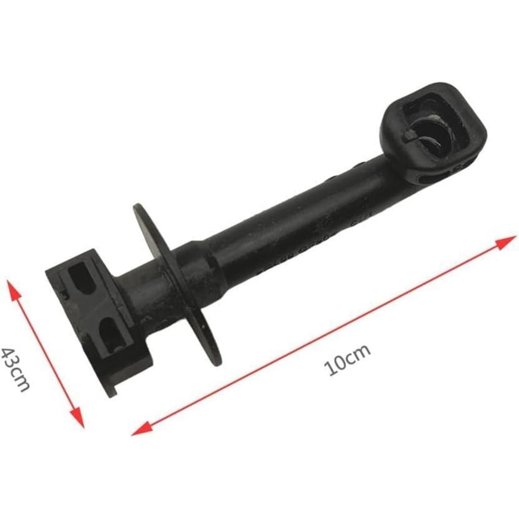 Ersatzteil Hochdruckreiniger Winkel Auslassrohr mit Klemme für Karcher K2, K3, 4.064-047.0, 40640470, 5.064-110.0, 5064110 Waschlanzen