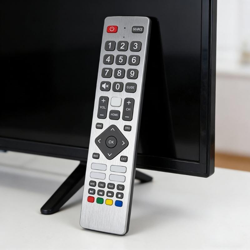 Replacement IR Remote Control For RMC0133 Digital TVs Easy Setups Ergonomic Key Long Lasts Build