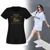 Bride Tribe Letter Print Short Sleeve T Shirt For Women Breathable Fashion Casual Wear