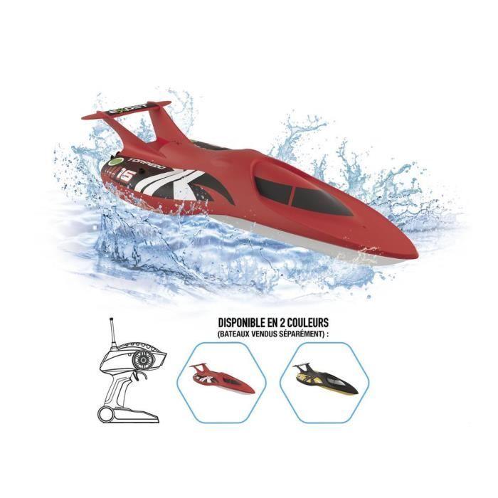 Exost bateau télécommandé torpedo - echelle 1:18 - assortiment 2 couleurs