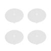 4 Stück 23cm Silikondeckel Wiederverwendbare Hitzebeständige Silikonabdeckung für Tasse Schüssel Teller Mikrowellengeeignet Spülmaschinenfest