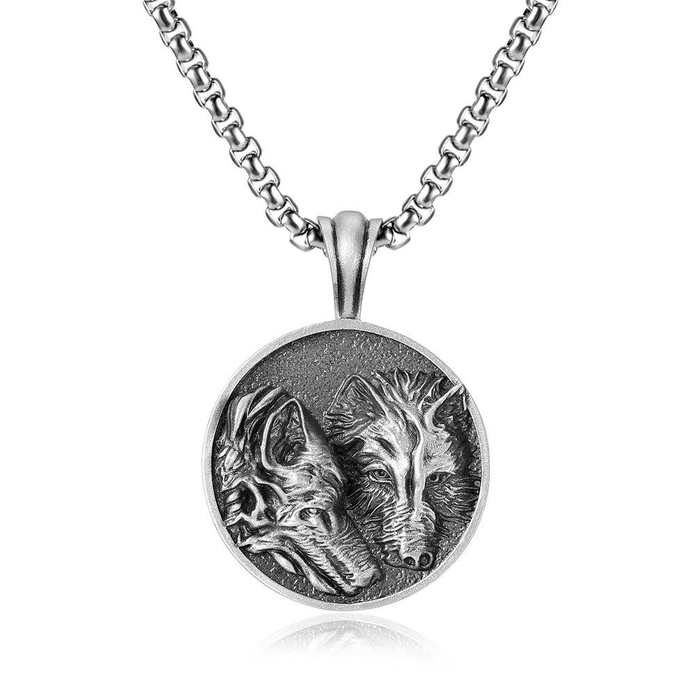 

Хип-хоп кулон «Волчья стая»: Мужские украшения в ретро европейском и американском стиле чёрный