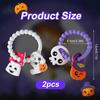 1/2 Pcs Big Pumpkin Teether Cute Elf Ghouls Ring Teether Silicone Baby Teether Halloween Teether Halloween Gift for Infant