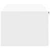 Wall Mounted TV Cabinet High Gloss White 59.5 x 41 x 30 cm