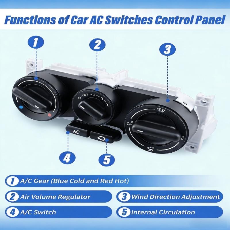 Heating Ventilation Adjustment Part For 1998 2010 Well Known Small Car Featuring Accurate Temperature Selection And Easy Installation