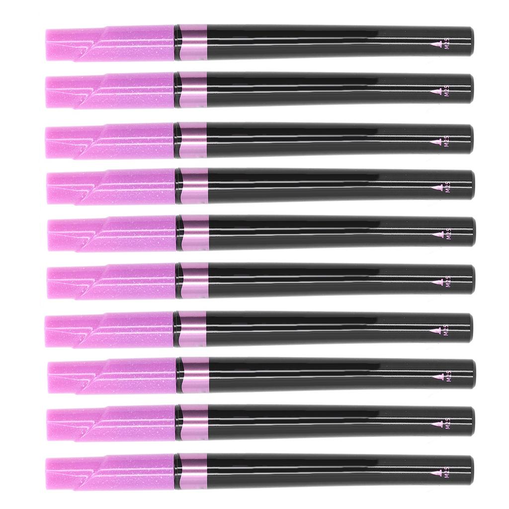 10 Pcs Paint Markers Purple Metal Texture Waterproof Glass Marker for DIY Album Clothes Ceramic Hand Painted