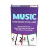 Piano Flash Cards Portable Safe Flash Cards With Bright Colors Learning Toys Music Instruction & Study For Young People Children