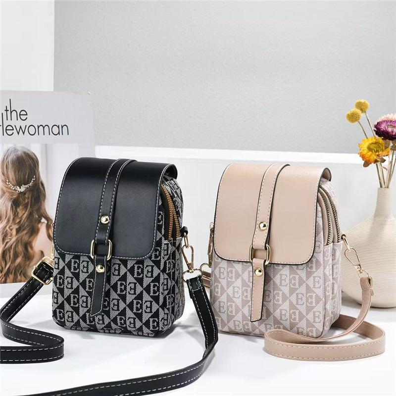Popular Fashion Print Small Handbag For Ladies, All-Match Stylish Single Shoulder Crossbody Phone Pouch
