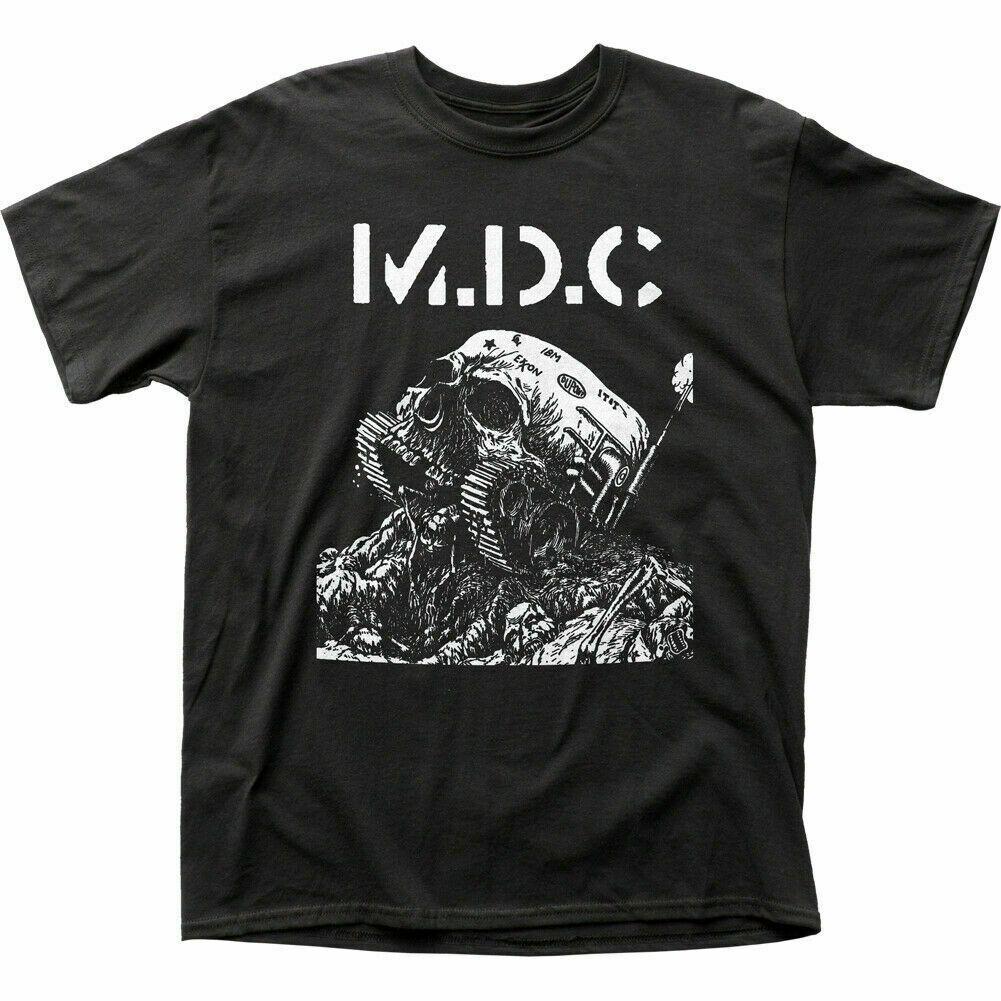

26 MDC Skull Tank T Shirt Mens Licensed Rock N Roll Music Retro Band Tee New Black Unisex T-Shirt XXXXL