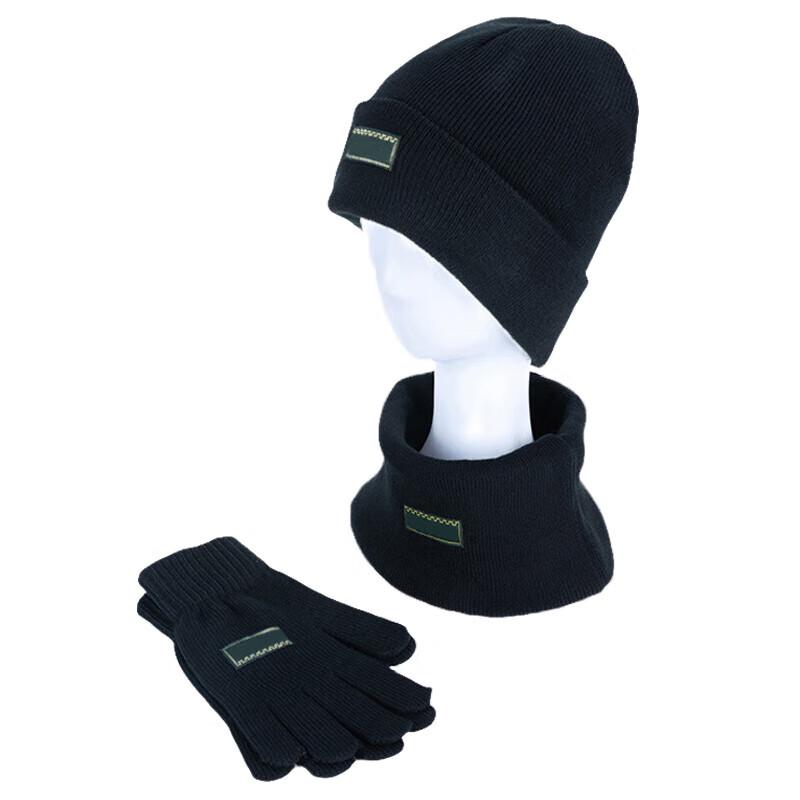 Утепленный зимний набор: шапка, шарф и перчатки