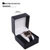 Frosted PU Flip-Top Watch and Jewelry Storage Box