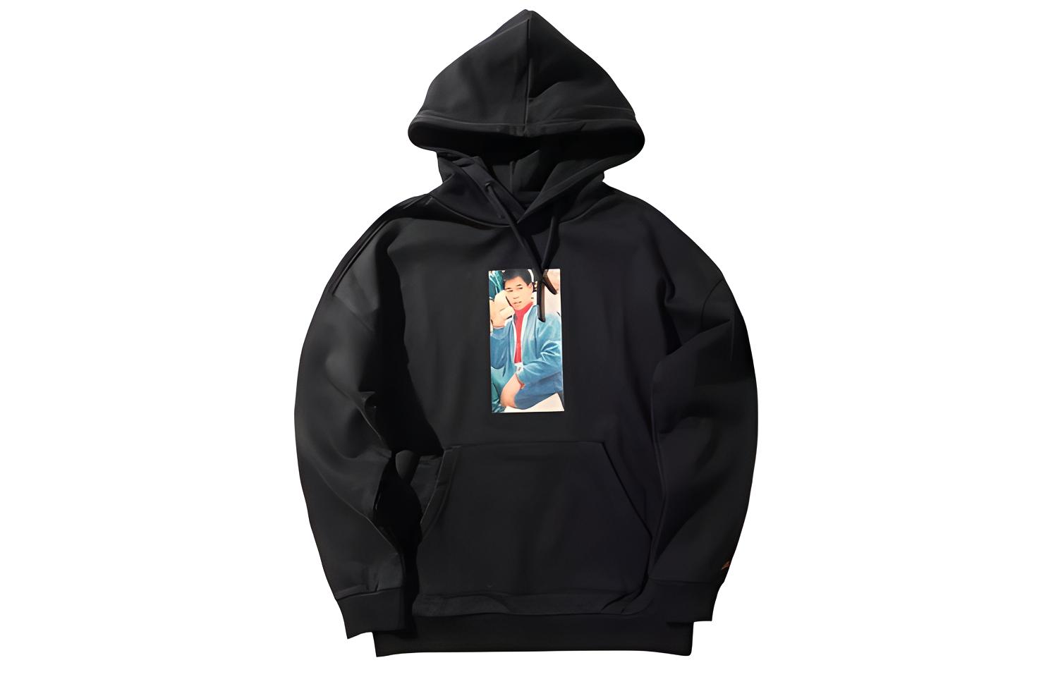 Li Ning Sweatshirts Unisex Hooded Moderate Regular AWDNB63-1 S