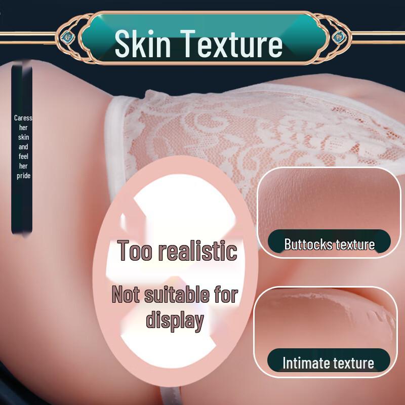 Realistic Male Masturbator: Molded Yin Buttocks Replica