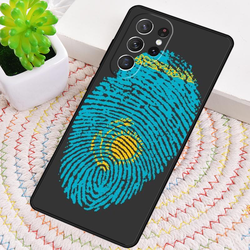 Kazakhstan Flag Silicone Phone Case For Samsung Galaxy Note 10 Pro S26 S25 S24 S23 S22 S21 Plus S25Ultra Capa Cover