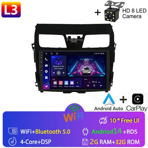 2 DIN Android Car Radio GPS for Nissan Teana 3 2013 2014 2015 Car Stereo for Nissan Altima 2016 2017 2018 Auto Radio Player