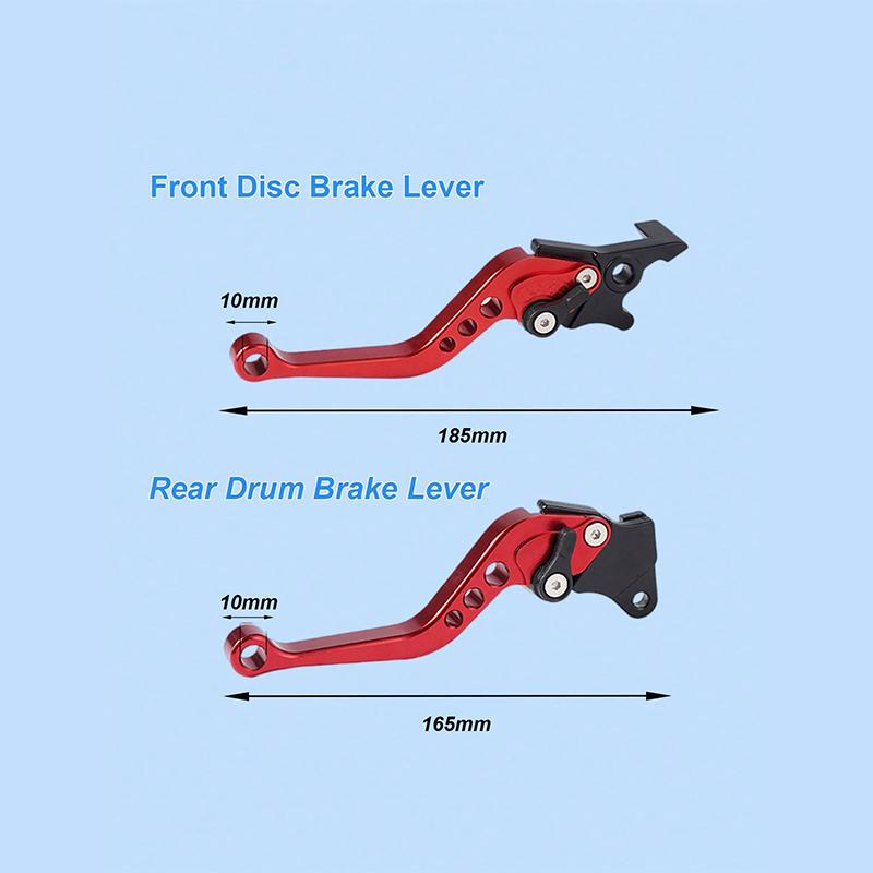 2Pcs 6-Speed CNC Brake Clutch Levers, Aluminum Alloy /motorcycle/Tank 200/Vitacci/Yamaha Nmax Front/Rear Disc Brake