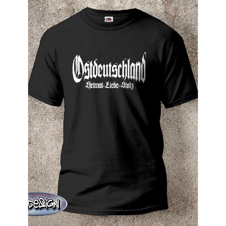 Men' East Germany T-Shirt - Vintage DDR Retro with GDR Emblem & Homeland Love Pride Ostalgie Ossi Shirt, Casual Round Neck Tee Suitable for - Wear,