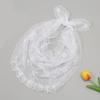 Lightweight Silk Triangular Kerchief Breathable Comfortabel Thin Scarf Lace Headscarf for Women Offer Comfort Fashion