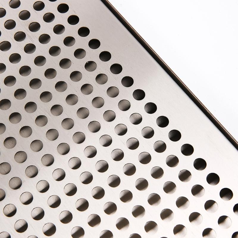 Placă de scurgere pentru pahare de ceai Metal Turn de bere Tavă de picurare metalică oțeluri Tavă de picurare pentru bere Placă tip scurgere pentru restaurant, bucătărie