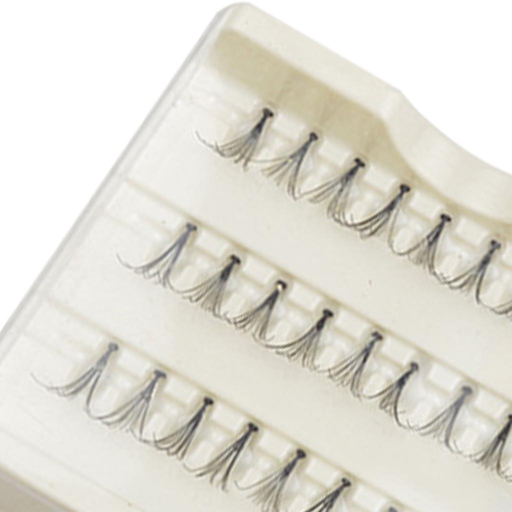 1 Box Falsche Wimpern Set Pflanz-Graft-Kit Einzeln 60 Büschel Kunstfaser Wimpernwerkzeug