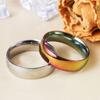Ring Simple Steel Daily Stylish All-Match Christmas Halloween Exquisite Rings Jewelry Classic Wedding Engagement