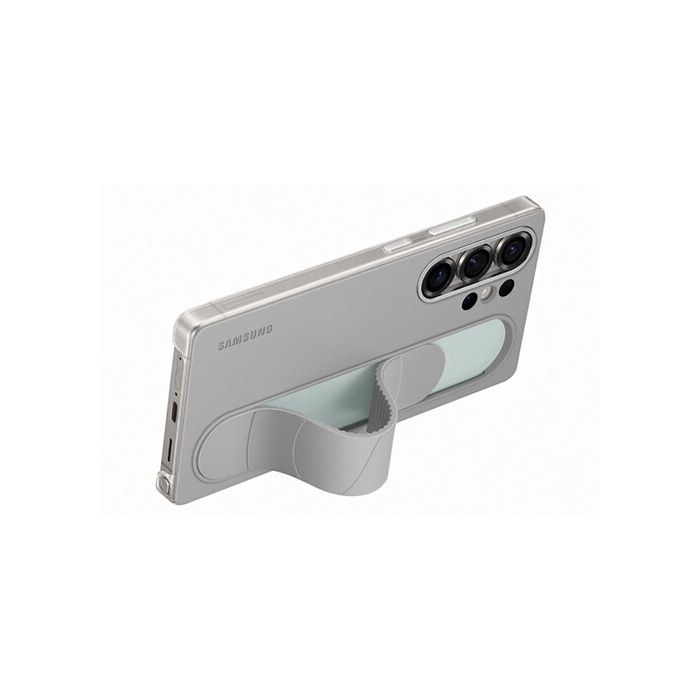 Coque - Samsung - Galaxy S25 Ultra - Gris - Fonction Support - Lanière Intégrée