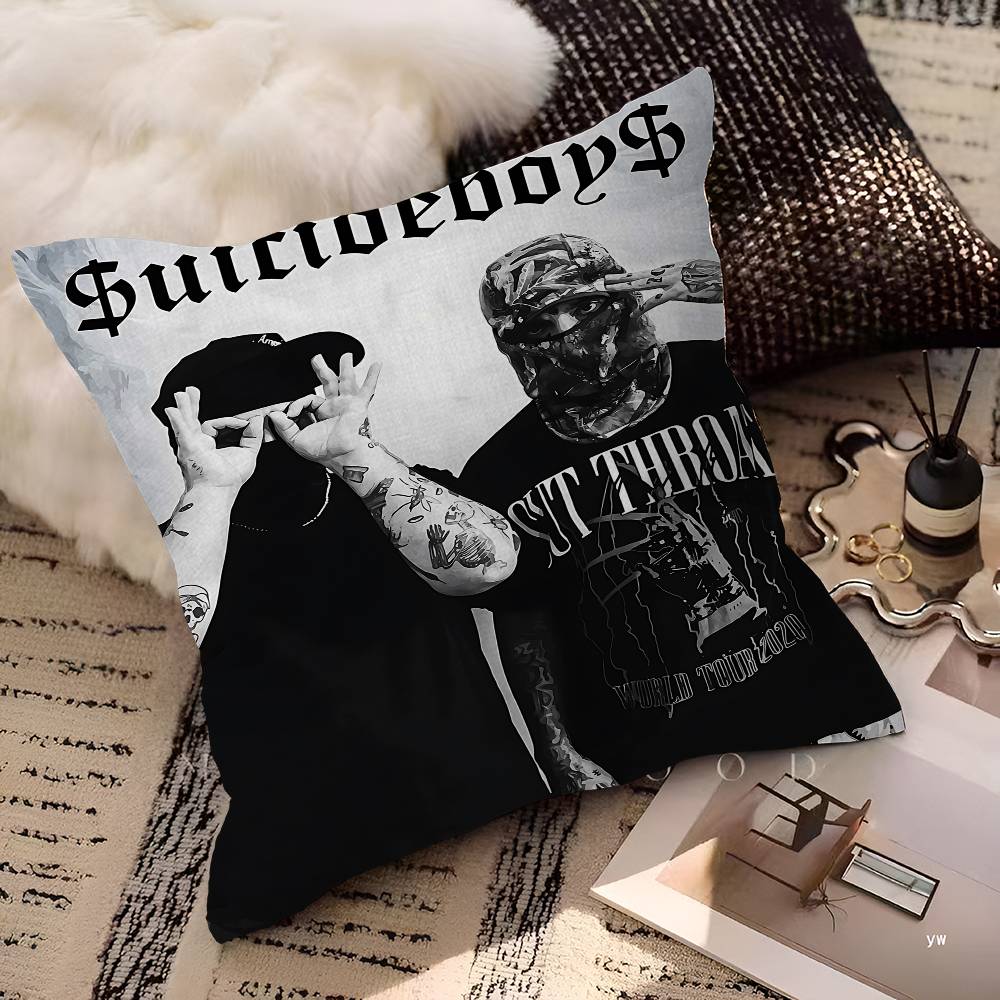 Hip Hop S-Suicideboys G59 Personalized Pillow Cover Kids Bedroom Wild Party Decor Pillowcase Kid Birthday Shower Gift