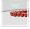 2024 Chinese Style Agate Beaded Necklace in Sterling Silver Clavicle Chain - High-End Fashion for Spring/Summer