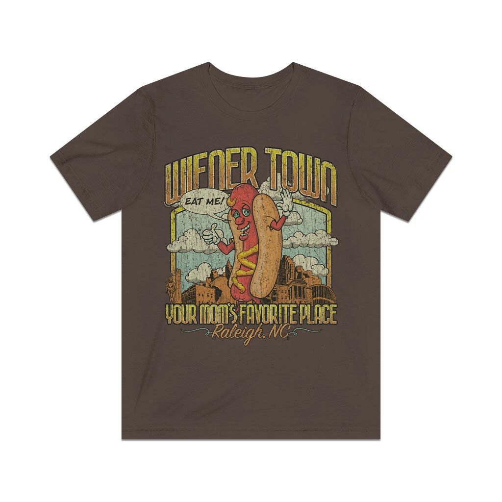 Wiener Town Hot Dogs 1987 Vintage Men s T shirt XL