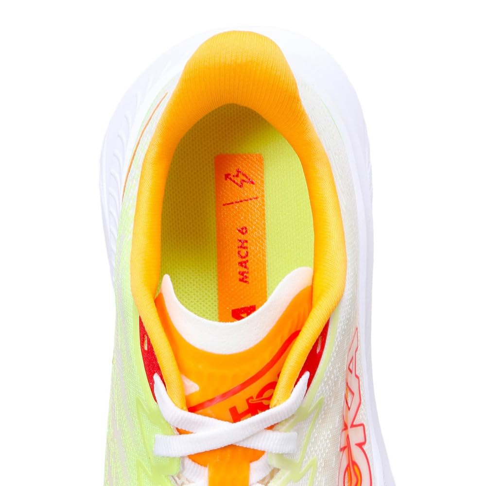 HOKA ONE ONE W MACH 6 WHITE LETTUCE / 23.0CM