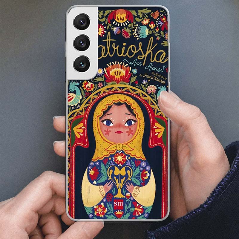 Russian Nesting Doll Cartoon Phone Case For Samsung Galaxy S25 S24 S23 Ultra S22 Plus S21 S20 FE S10 + S25Ultra S24U Soft Cover