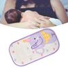 Baby Ice Sleeve Pillow Summer Soft Comfortable Baby Cooling Arm Pad with Widen Elastic Band for Breastfeeding It's Purple Elephant