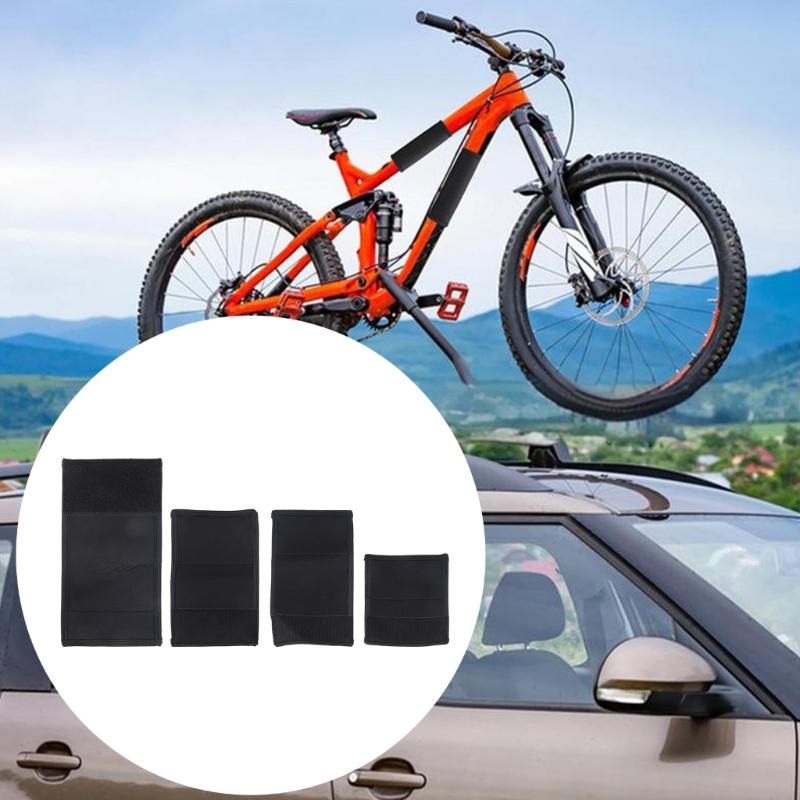 3/4Pcs Bicycles Frame Protective Cover Neoprene Chainstay Protector Bike Frame Protective Cover Bike Chain Guard