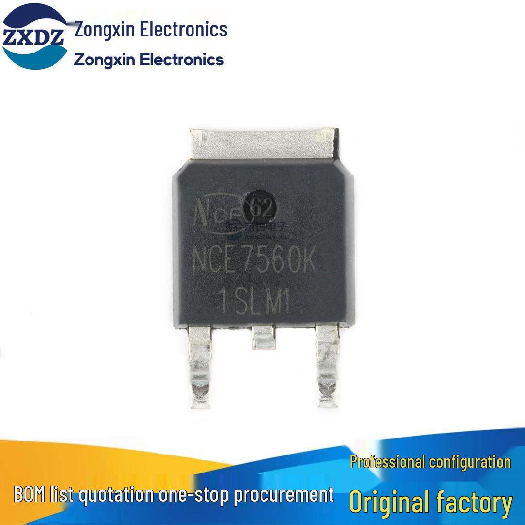 

Original NCE7560K TO-252-2 75V/60A N-Channel MOSFET Chip