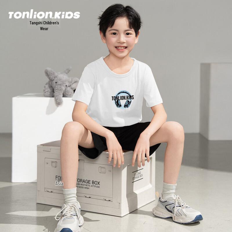Tonlion Boys  Summer Short Sleeve Two-Piece Set 160