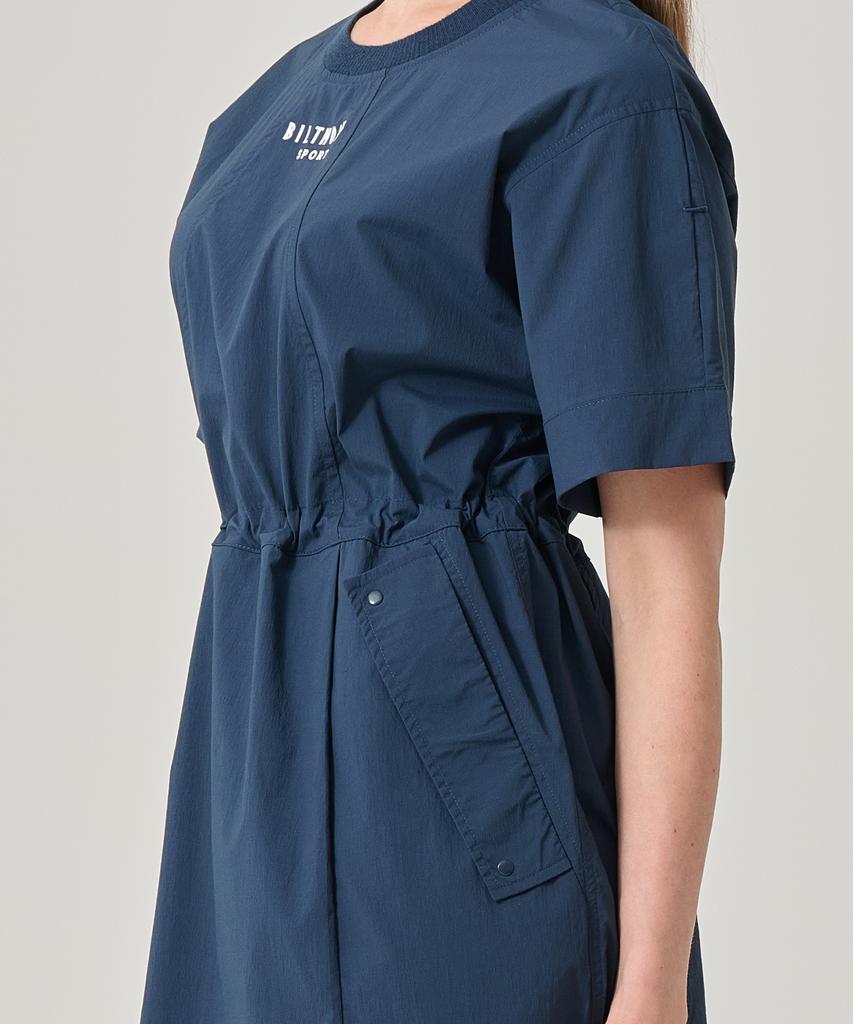 Built Moa Women'S Roll-Up Short Sleeve Dress