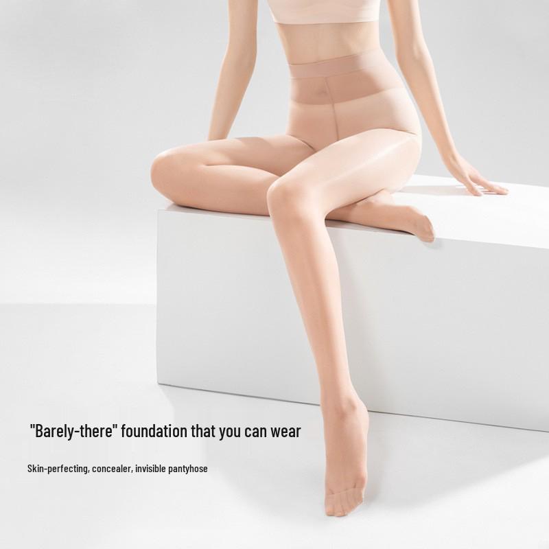 

Высокие Удлиненные Ультратонкие Устойчивые к Зацепкам Черно-Белые Женские Солнцезащитные Чулки Regular (Height 150-165 cm)