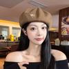 Beret Hats for Women In Autumn and Winter Japanese Style Painter Hats That Make The Face Look Small and Versatile Large Head Pumpkin Bud Hat
