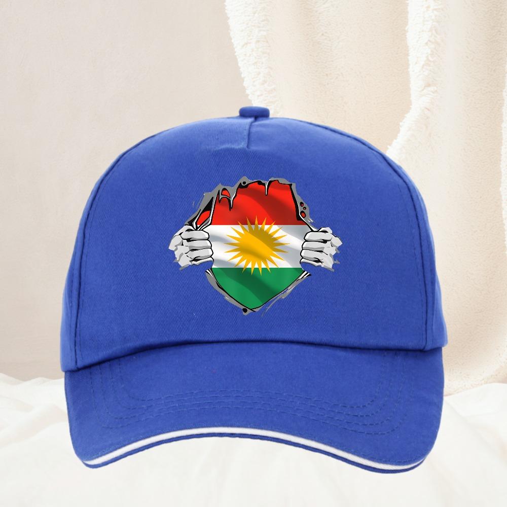Arrival Kurdistan Flag baseball cap Summer Outdoor Adjustable Hat All Seasons Travel Gift Headwear