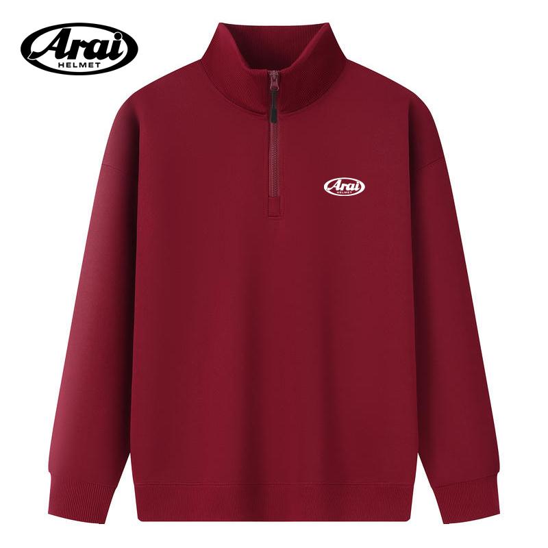 Arai Spring and Autumn Jacket Racing Half Zipper Hoodie