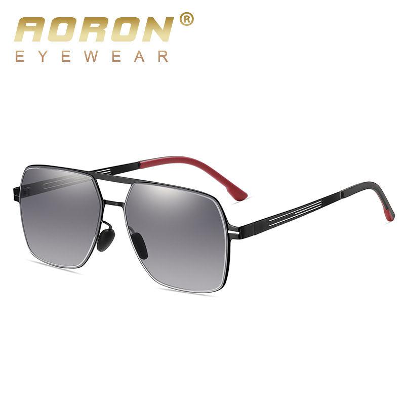 AORON Fashion Sunglasses for Men Women UV400 Anti Glare Glasses Gradient Color Driving Fishing Eyeglasses