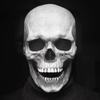 Full Head Skull Mask Carnival Adults Realistc Anonymous Halloween Moveable Mouth Jaw Anime Horror Helmet Skeleton Headgear Masks