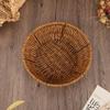 Handmade Rattan Floral Fruit Bowl